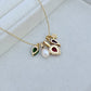 Necklace displayed against a festive background (e.g., evergreen branches, red velvet, or holiday wrapping), highlighting the colorful light bulbs. Alt: “Kate Spade Holiday Light Necklace – Festive Christmas Light Pendant Jewelry.”