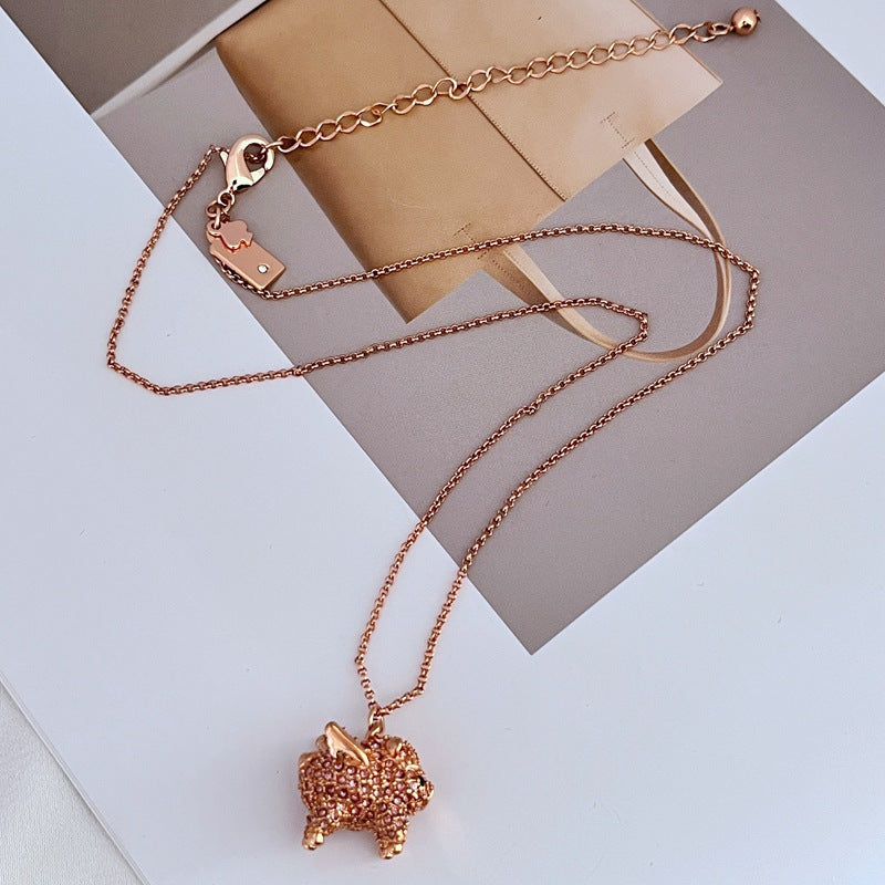  Necklace on a soft gradient or dreamy pastel background, highlighting the flying figure pendant and rose gold glow. Alt: “Kate Spade New York Rose Gold Imagination Flying Necklace – Whimsical Pendant Jewelry.”