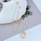 Necklace on a clean, light background, showcasing the crystal-covered present pendant in sharp detail. Alt: “Kate Spade New York Pave Present Pendant Necklace – Sparkling Gift Box Jewelry.”