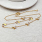 Necklace displayed on a clean, light background, showcasing the layered chains and sparkling butterfly pendant. Alt: “Kate Spade Social Butterfly Double Strand Necklace – Crystal Butterfly Layered Jewelry.”