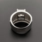 Grid showing multiple ring styles on dark background. Alt: “Men's Moissanite Ring Collection – Gold Hip-Hop.”