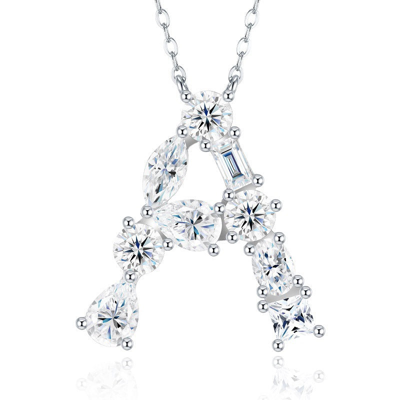 High-definition shot of the necklace laid flat on pure white background.