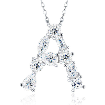 High-definition shot of the necklace laid flat on pure white background.