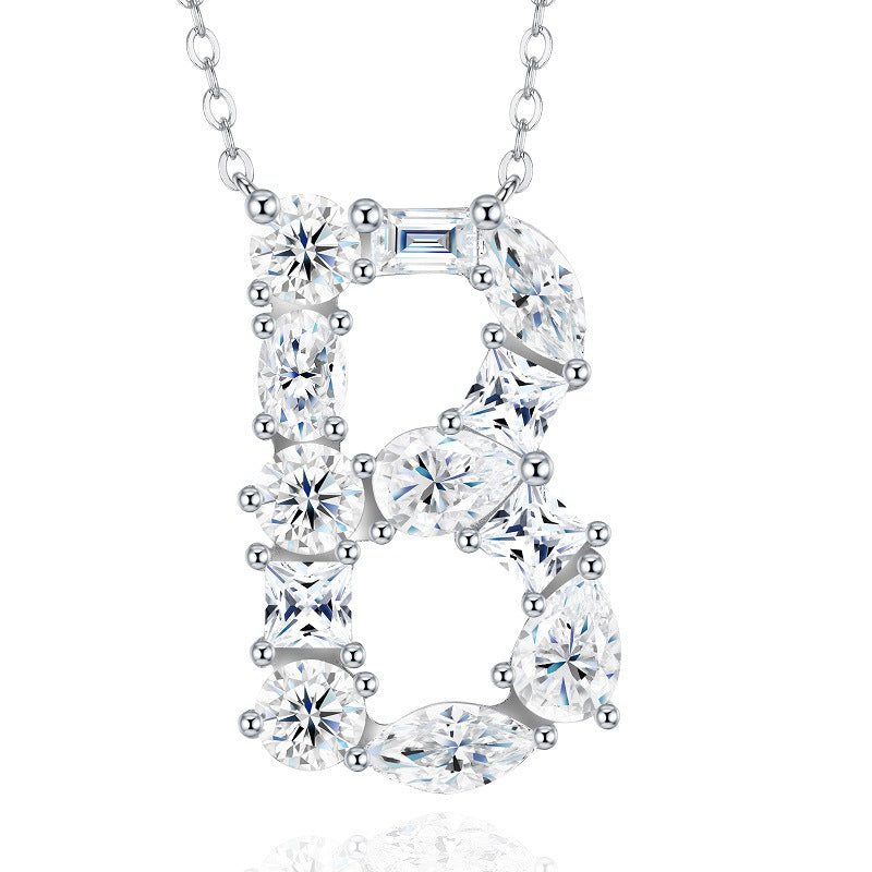 High-definition shot of the necklace laid flat on pure white background.