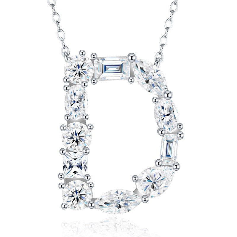 High-definition shot of the necklace laid flat on pure white background.