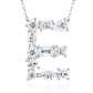 High-definition shot of the necklace laid flat on pure white background.
