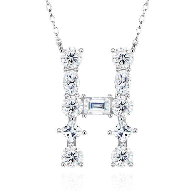 High-definition shot of the necklace laid flat on pure white background.