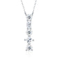High-definition shot of the necklace laid flat on pure white background.