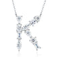 High-definition shot of the necklace laid flat on pure white background.