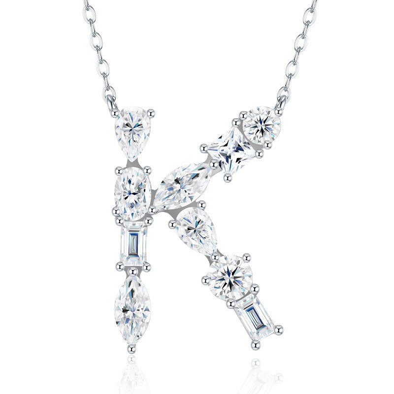 High-definition shot of the necklace laid flat on pure white background.