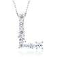 High-definition shot of the necklace laid flat on pure white background.