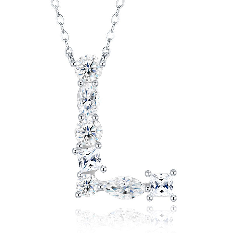 High-definition shot of the necklace laid flat on pure white background.