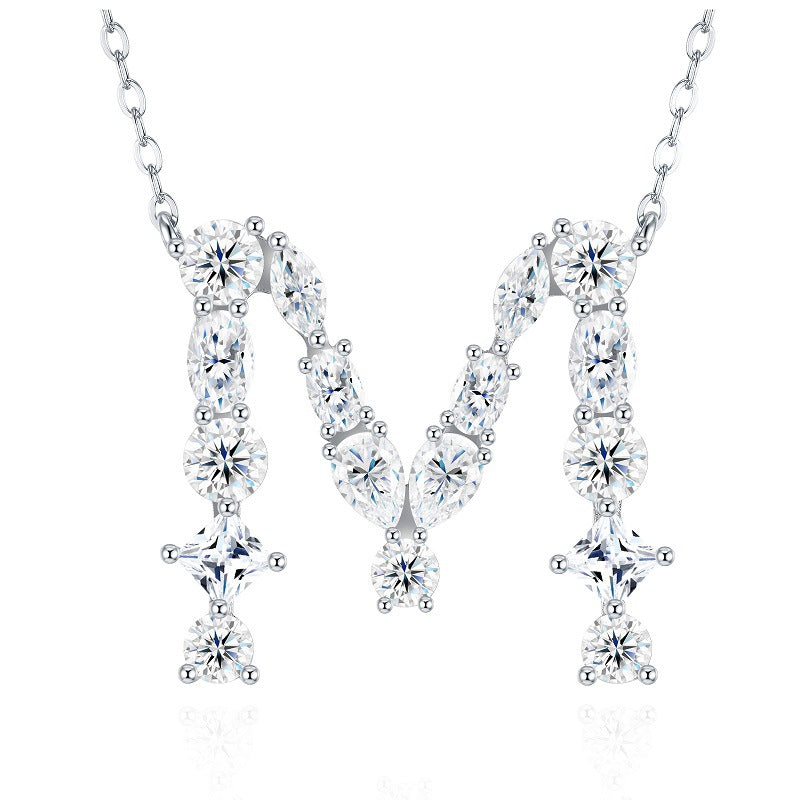 High-definition shot of the necklace laid flat on pure white background.