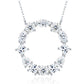 High-definition shot of the necklace laid flat on pure white background.