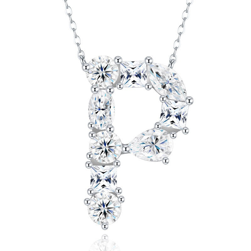 High-definition shot of the necklace laid flat on pure white background.