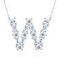High-definition shot of the necklace laid flat on pure white background.