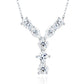 High-definition shot of the necklace laid flat on pure white background.
