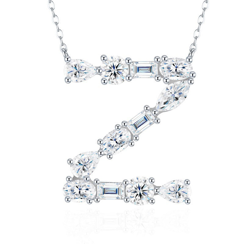 High-definition shot of the necklace laid flat on pure white background.