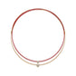 High-definition shot of the necklace laid flat on pure white.