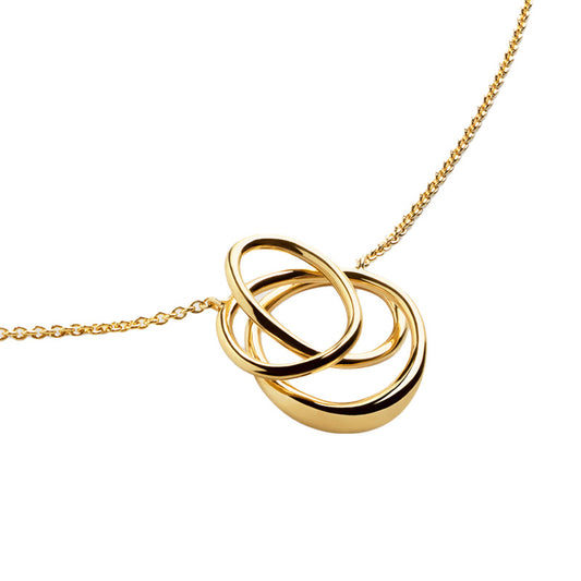 Nura Wrap S925 Sterling Silver Twisted Necklace - Zerra 