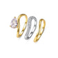 Yellow gold pear bridal set on neutral/romantic background. Alt: “Pear Moissanite Engagement Ring Set – 18K Yellow Gold.”