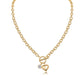 High-definition shot of the necklace laid flat on pure white.