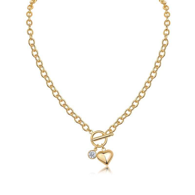 High-definition shot of the necklace laid flat on pure white.