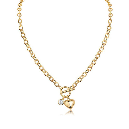High-definition shot of the necklace laid flat on pure white.