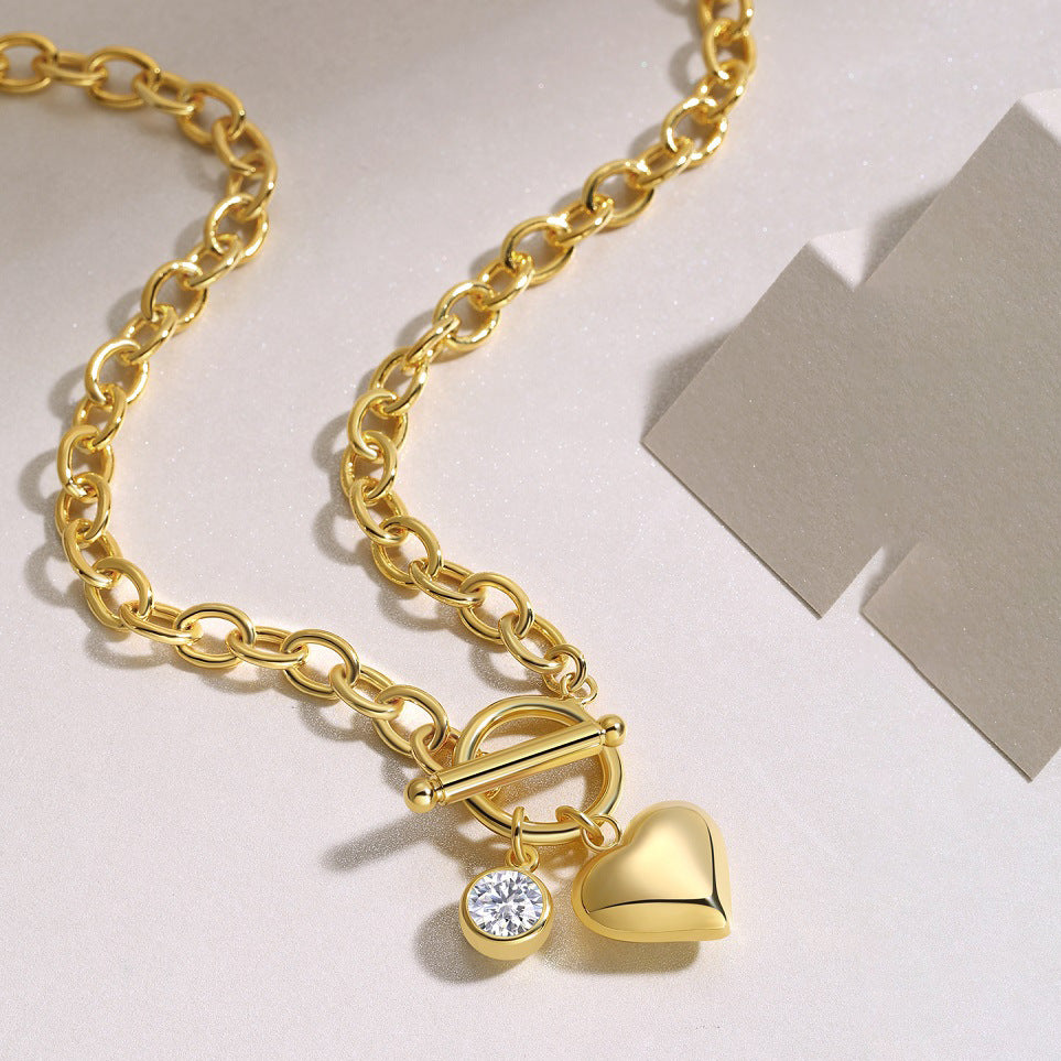 High-definition shot of the necklace laid flat on pure white.