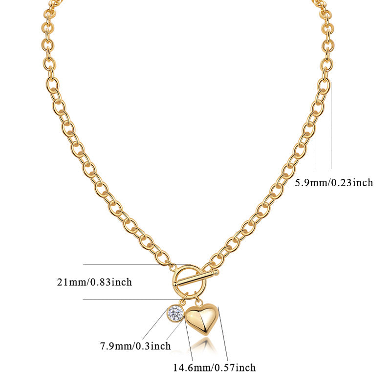 High-definition shot of the necklace laid flat on pure white.