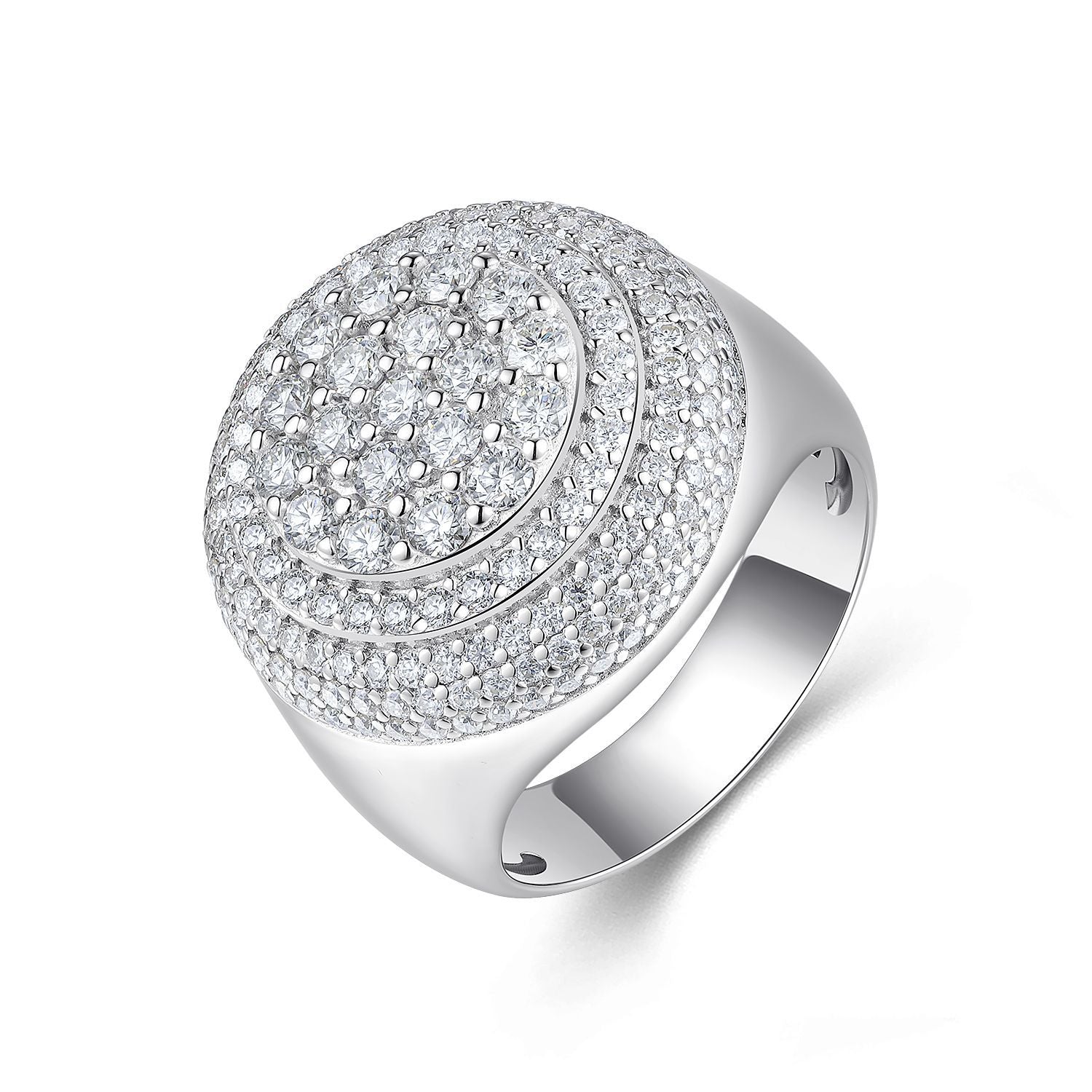 High-definition shot of the ring isolated on a pure white background.