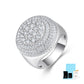 High-definition shot of the ring isolated on a pure white background.