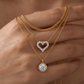 Macro, necklace draped across female hand, natural curve, warm soft light, mirror metal shine, sharp sparkle, blurred skin background, detailed texture, intimate luxury feel.