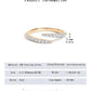 S925 Sterling Silver Adjustable Open RingGold ring with diamond accents on a white background, featuring product information text.