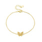 S925 Sterling Silver Butterfly Zircon Bracelet for Women