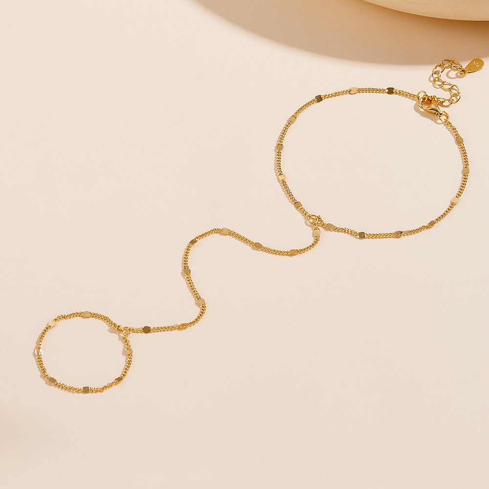 S925 Sterling Silver Chain Hand Harness for Women