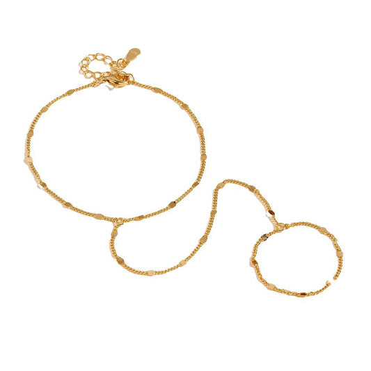 S925 Sterling Silver Chain Hand Harness for Women