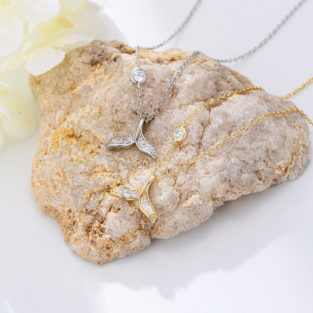 S925 Sterling Silver Mermaid Tail Anklet