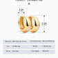 Size and Diameter Chart of S925 Smooth Hoop Earrings