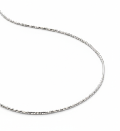 S925 Sterling Silver Snake ChainNecklace 0.8mm 