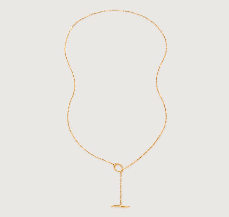 Close-up of OT Clasp and Silver Chain Texture