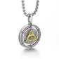 “Egyptian Eye of Horus pendant in sterling silver product photo”
