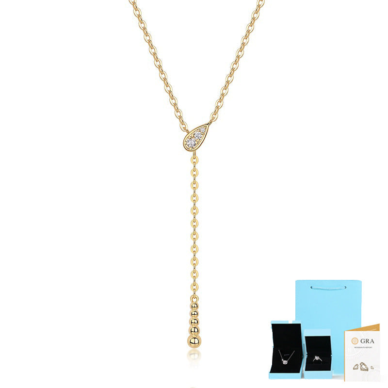 High-definition shot of the necklace laid flat on pure white.