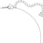 Silver bracelet with heart-shaped charm on a white background