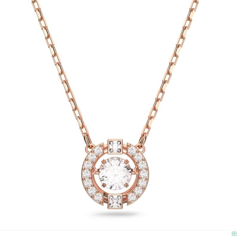 Swarovski Women's Una Crystal Jewelry Collection, Rose Gold Tone Finish