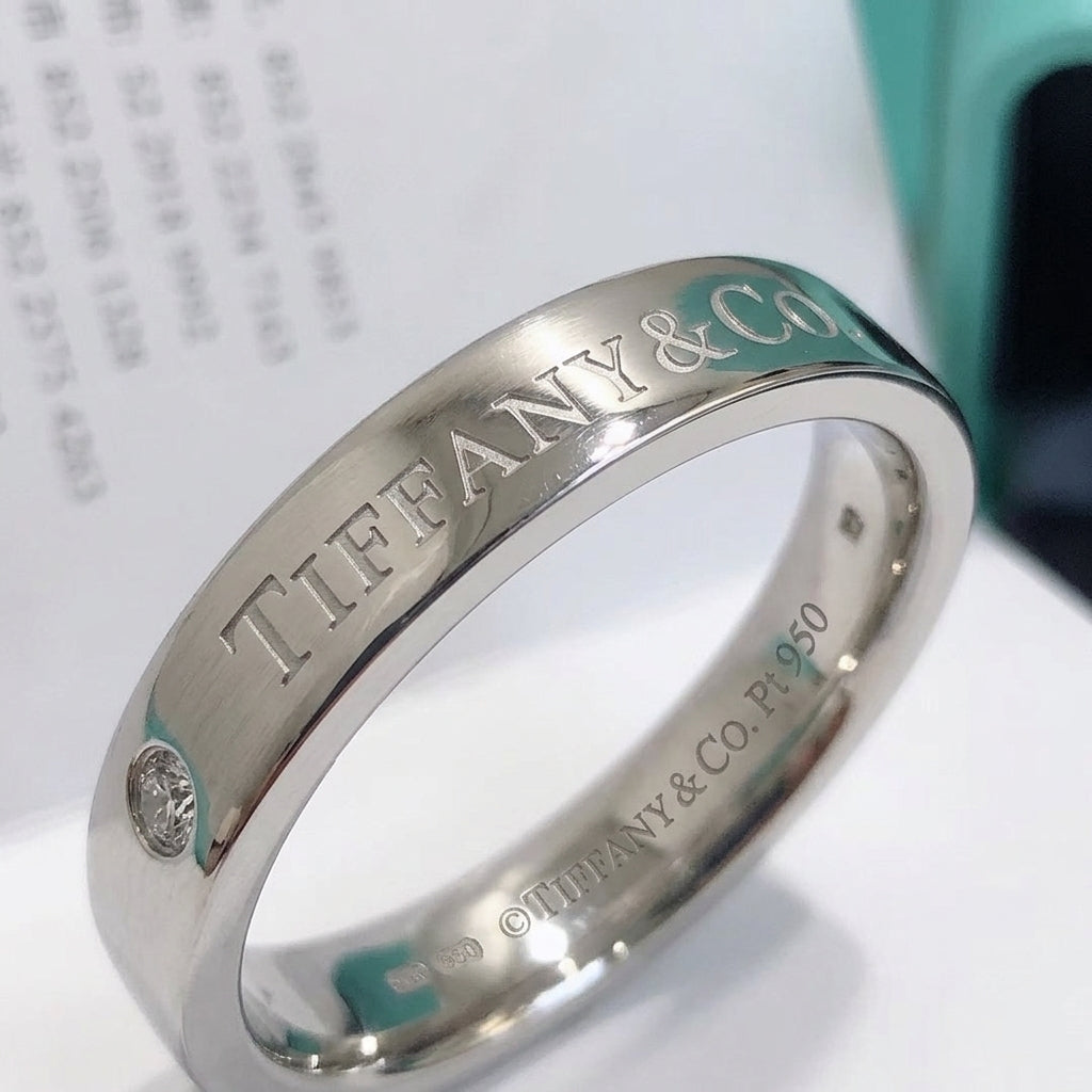 Tiffany T&CO.@:Band Ring wide