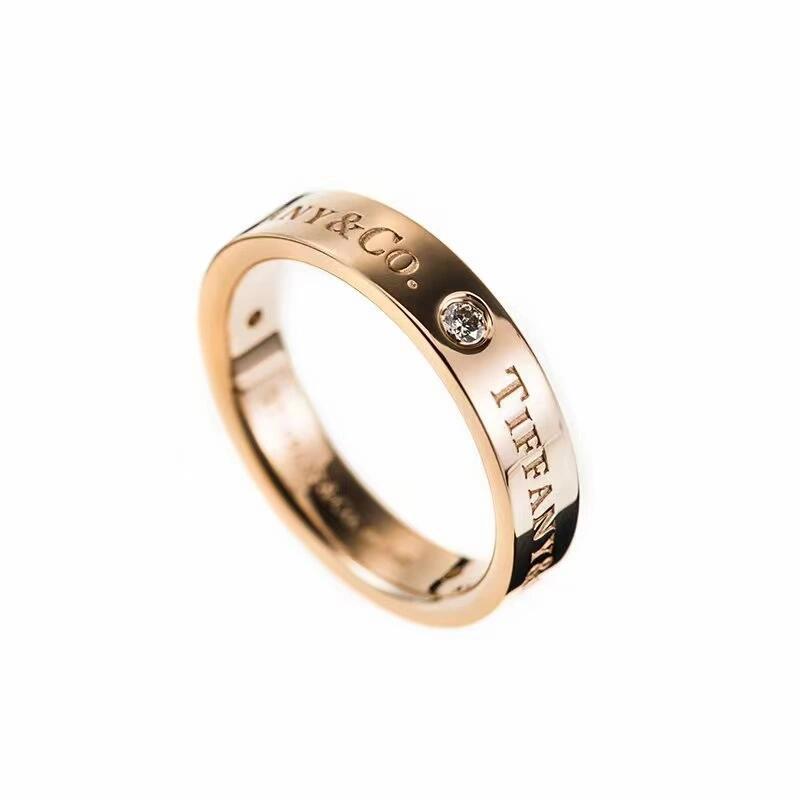 Tiffany T&CO.@:Band Ring wide