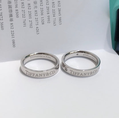 Tiffany T&CO.@:Band Ring wide