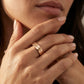 Tiffany T&CO.@:Band Ring wide letters