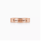 Tiffany T&CO.@:Band Ring wide letters